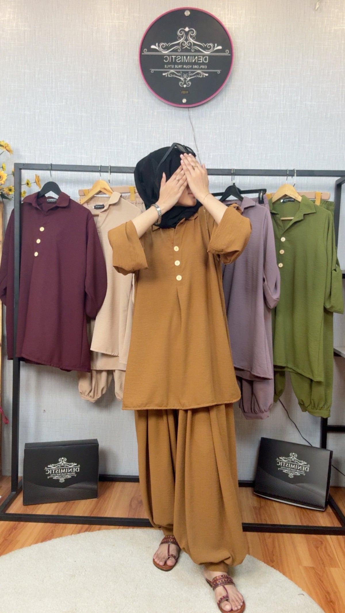 Mustard Grace Modest Co-Ord Set