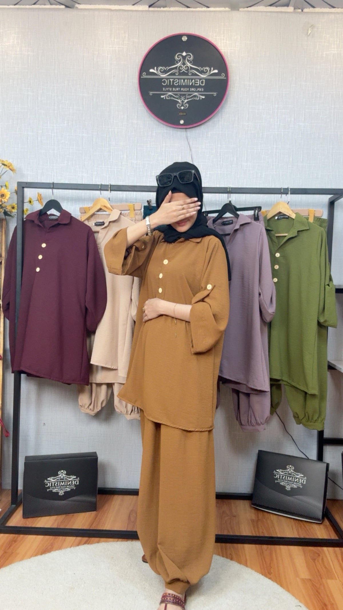 Mustard Grace Modest Co-Ord Set