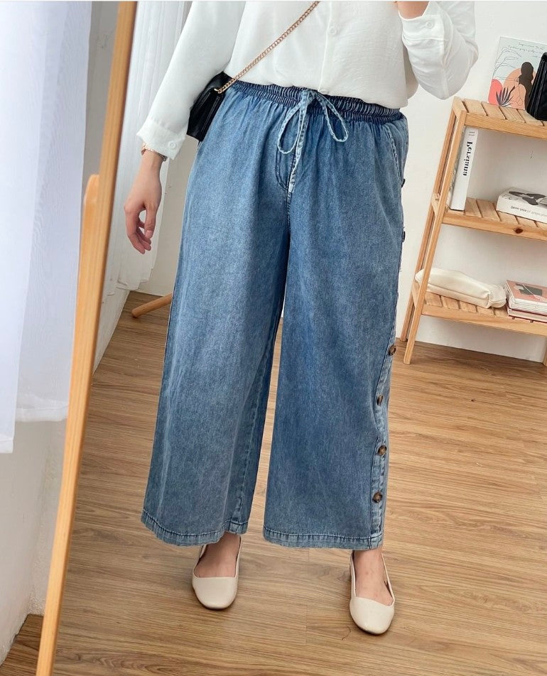 Askara Wide Leg BUTTONED LIGHT
