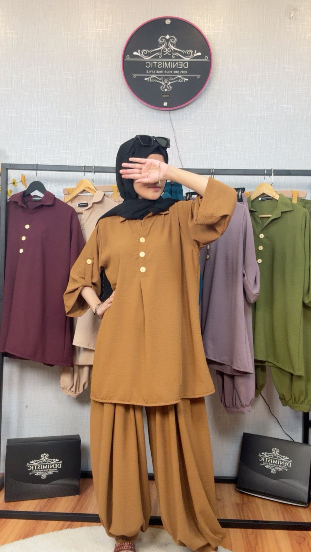 Mustard Grace Modest Co-Ord Set