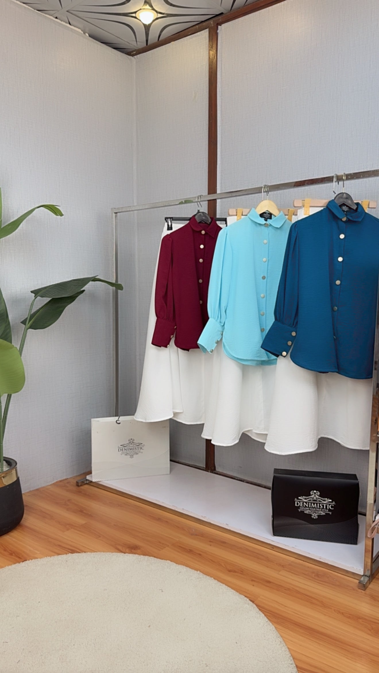 Elegant Buttoned Modest Co-Ord Set
