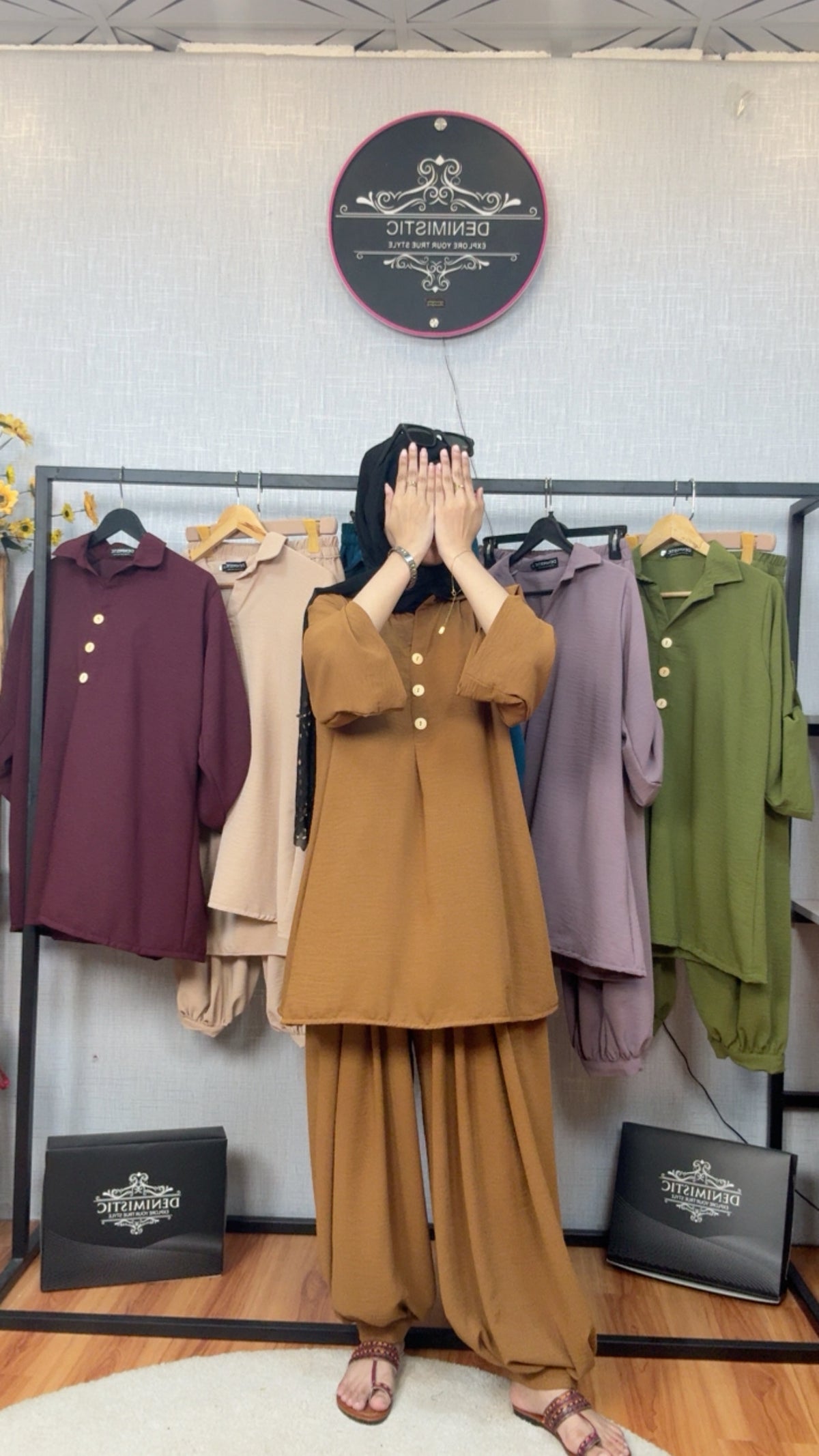 Mustard Grace Modest Co-Ord Set