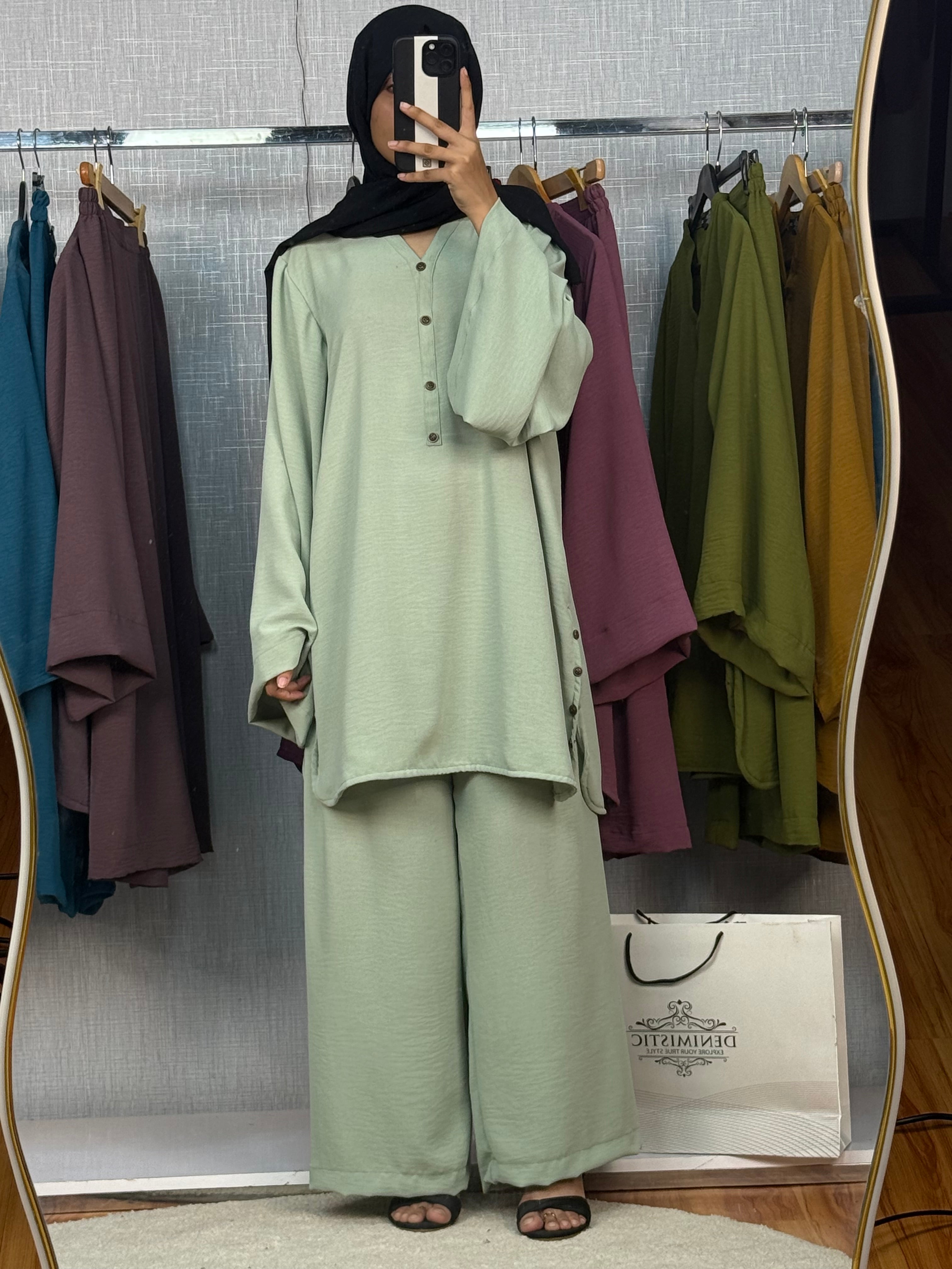 Soft Mint Serenity Co-Ord Set