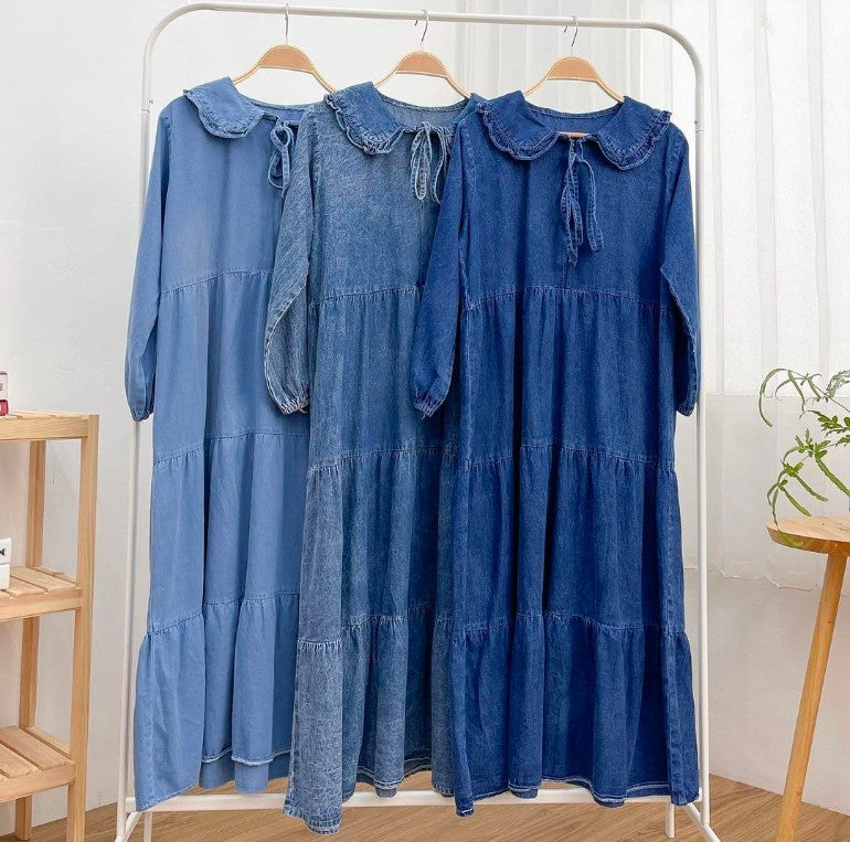 Amaya Denim midi